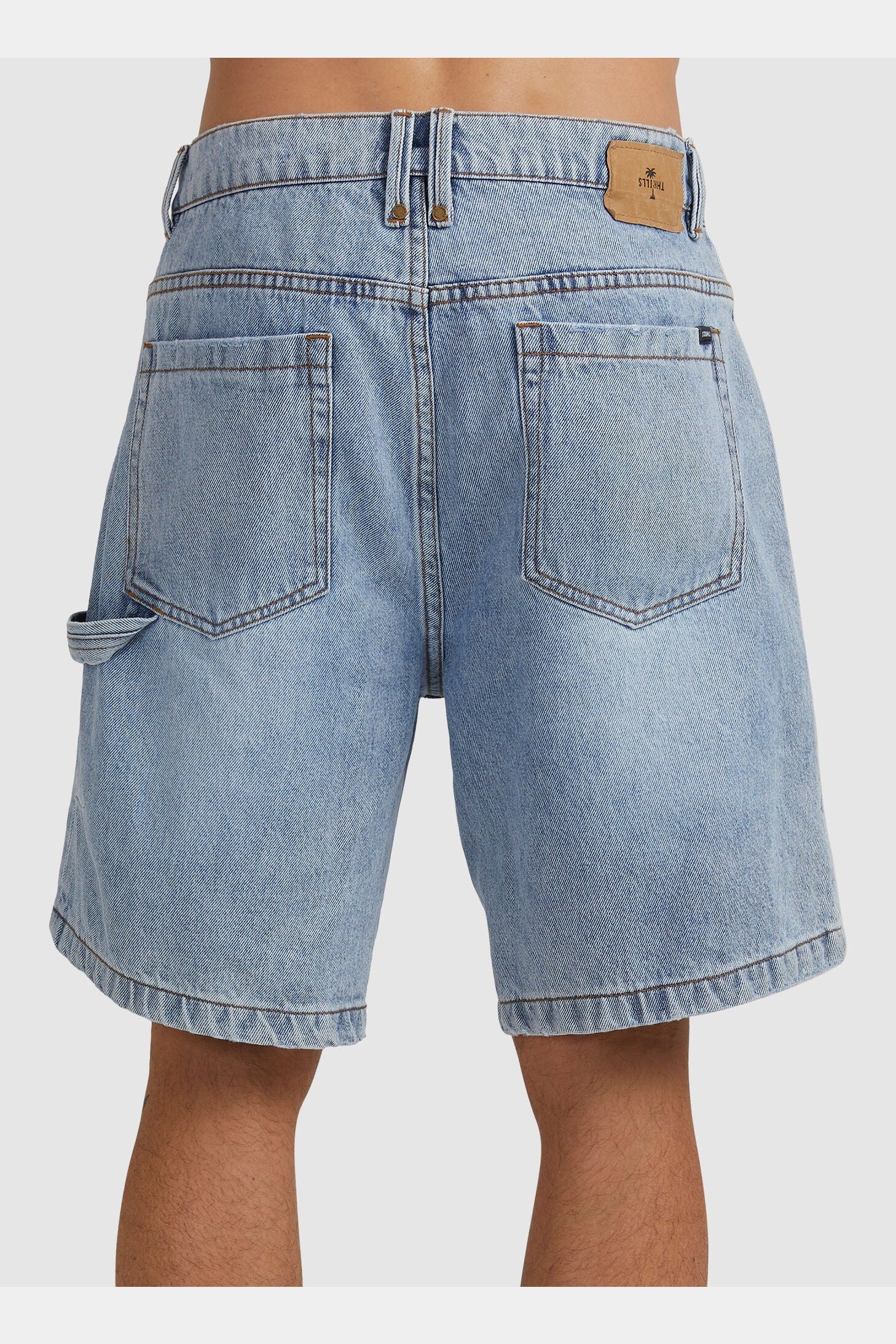 Thrills Slacker Denim Short - Static Blue