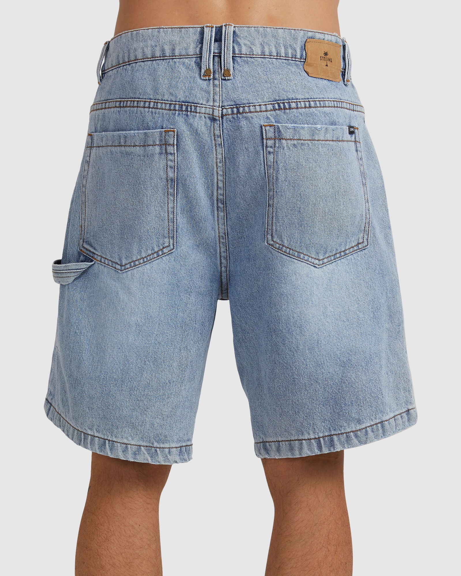 Thrills Slacker Denim Short - Static Blue