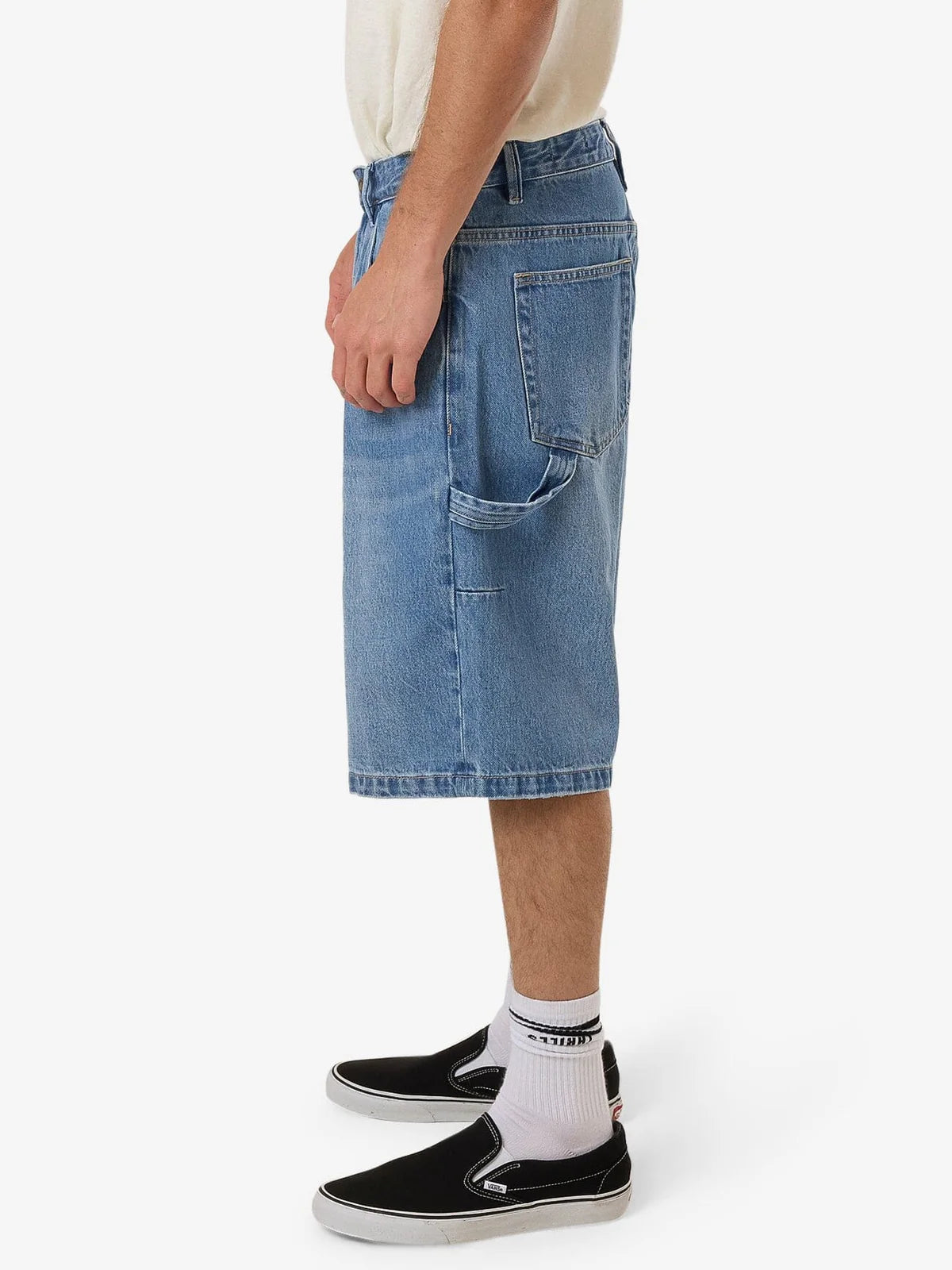 THRILLS Big Slacker Denim Short - Long Ago Blue