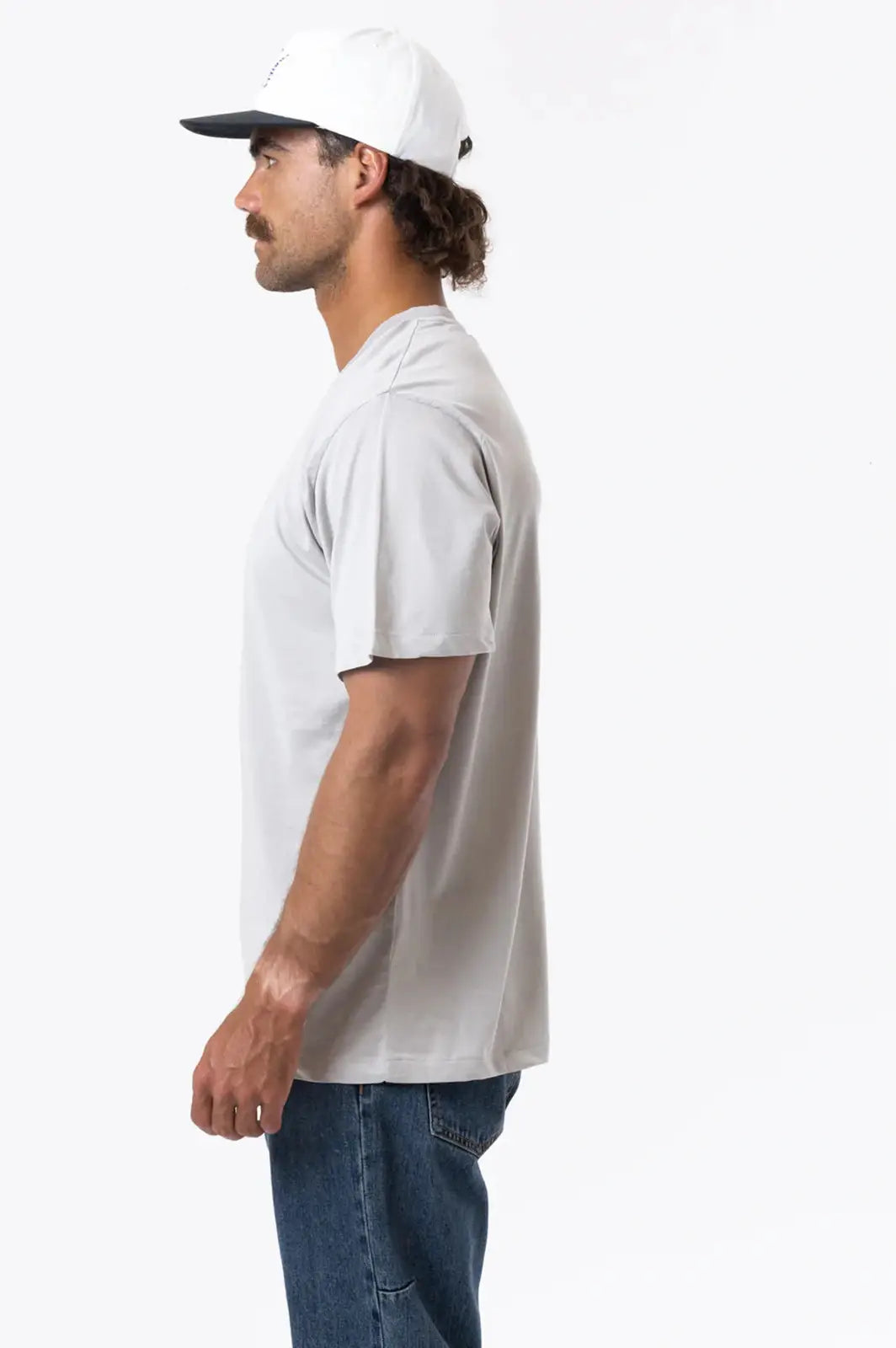 THRILLS Minimal merch fit tee - Oyster grey