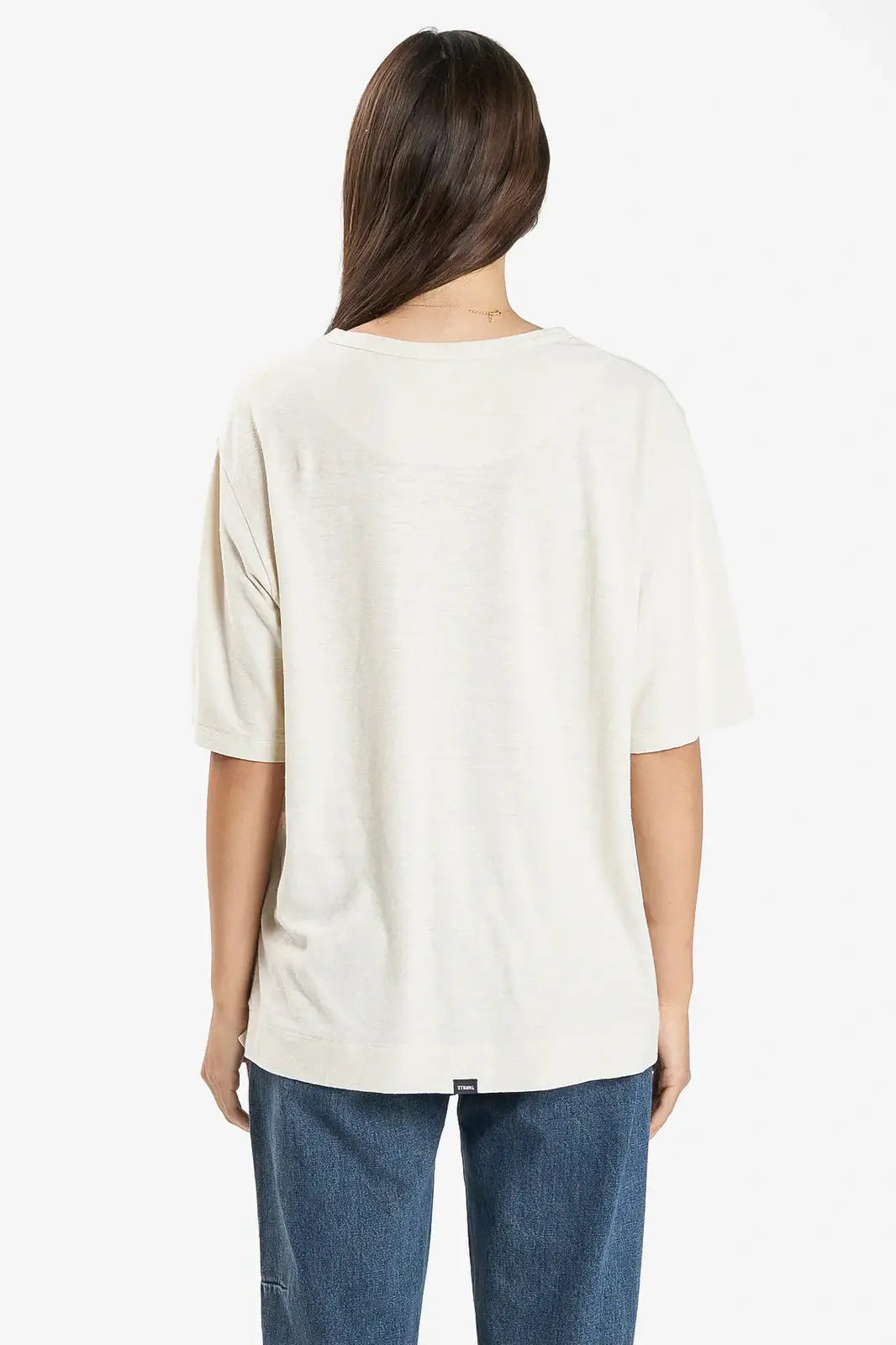 THRILLS Paradox gardens hemp box tee - Soft tan