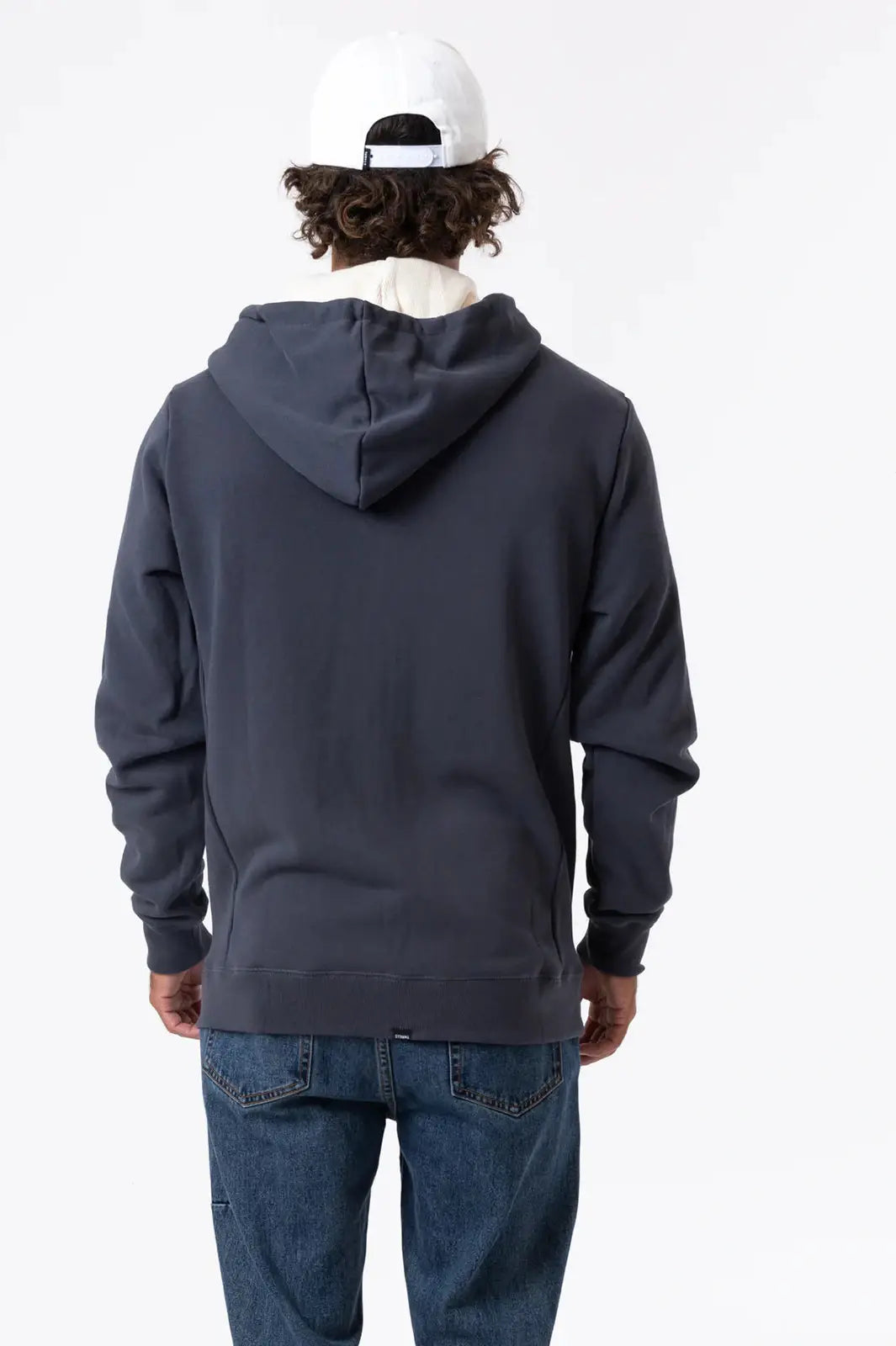 THRILLS Union zip hood - Dark charcoal