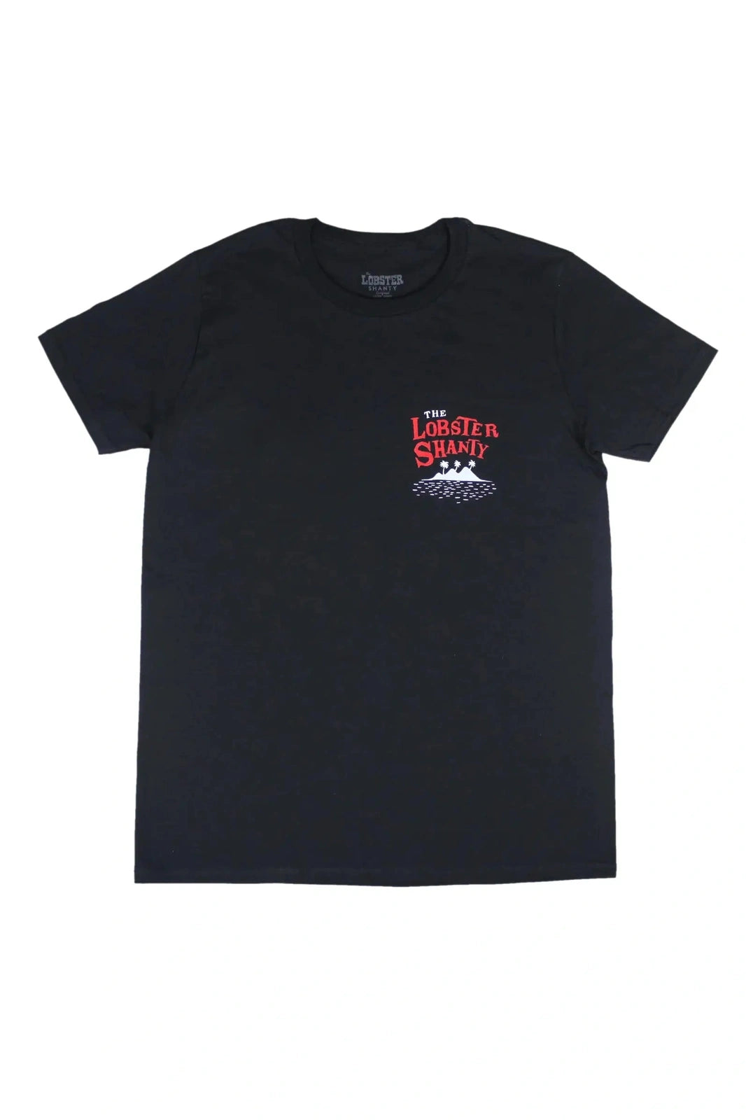 The Lobster Shanty Swinging Hula Girl - Black Tee