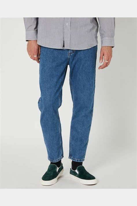 Thrills buzzcut denim jean - highway blue