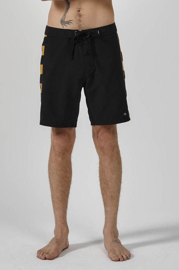 Thrills el sol check boardshort - black