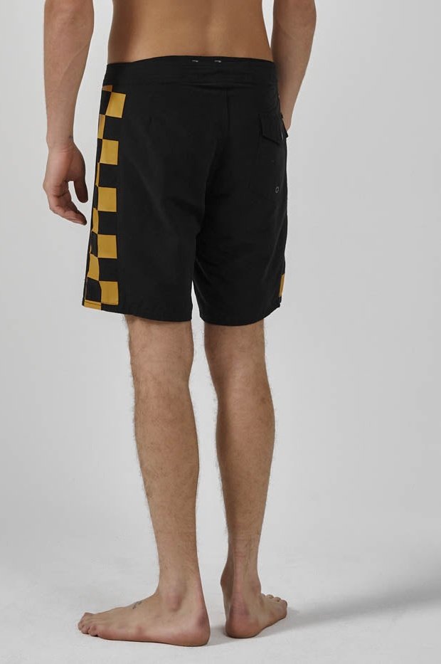 Thrills el sol check boardshort - black