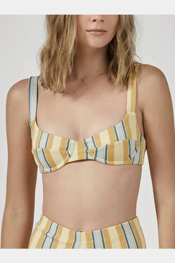 Thrills salon underwire bikini top - citrus