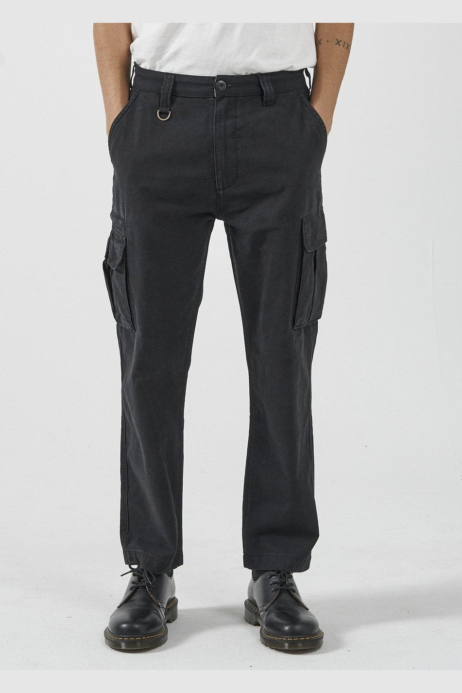 Thrills slacker union cargo pant - black