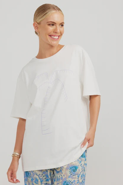 Charlie Holiday PALM BOYFRIEND TEE