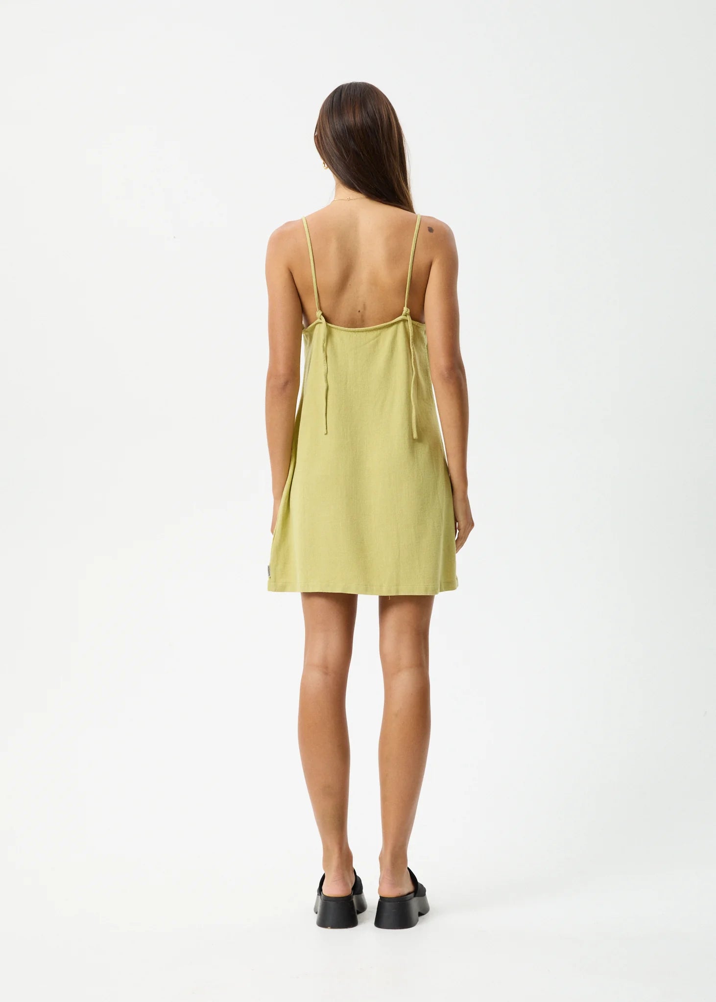 AFENDS Amaya Mini Dress - Lemongrass