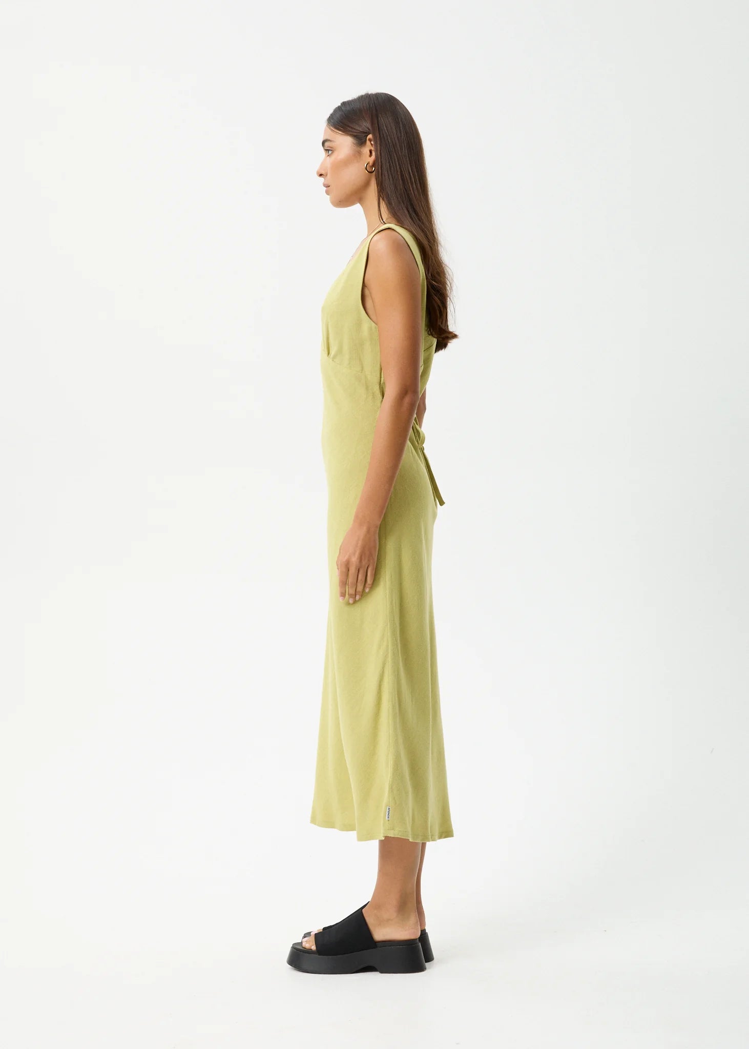 AFENDS Amaya Maxi Dress - Lemongrass