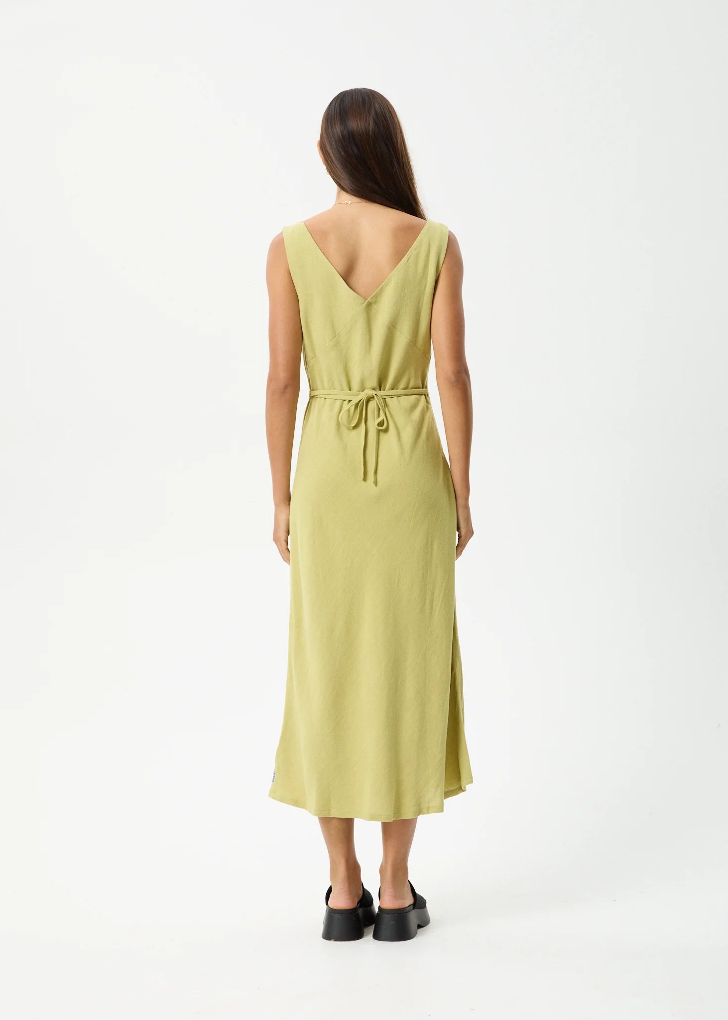 AFENDS Amaya Maxi Dress - Lemongrass