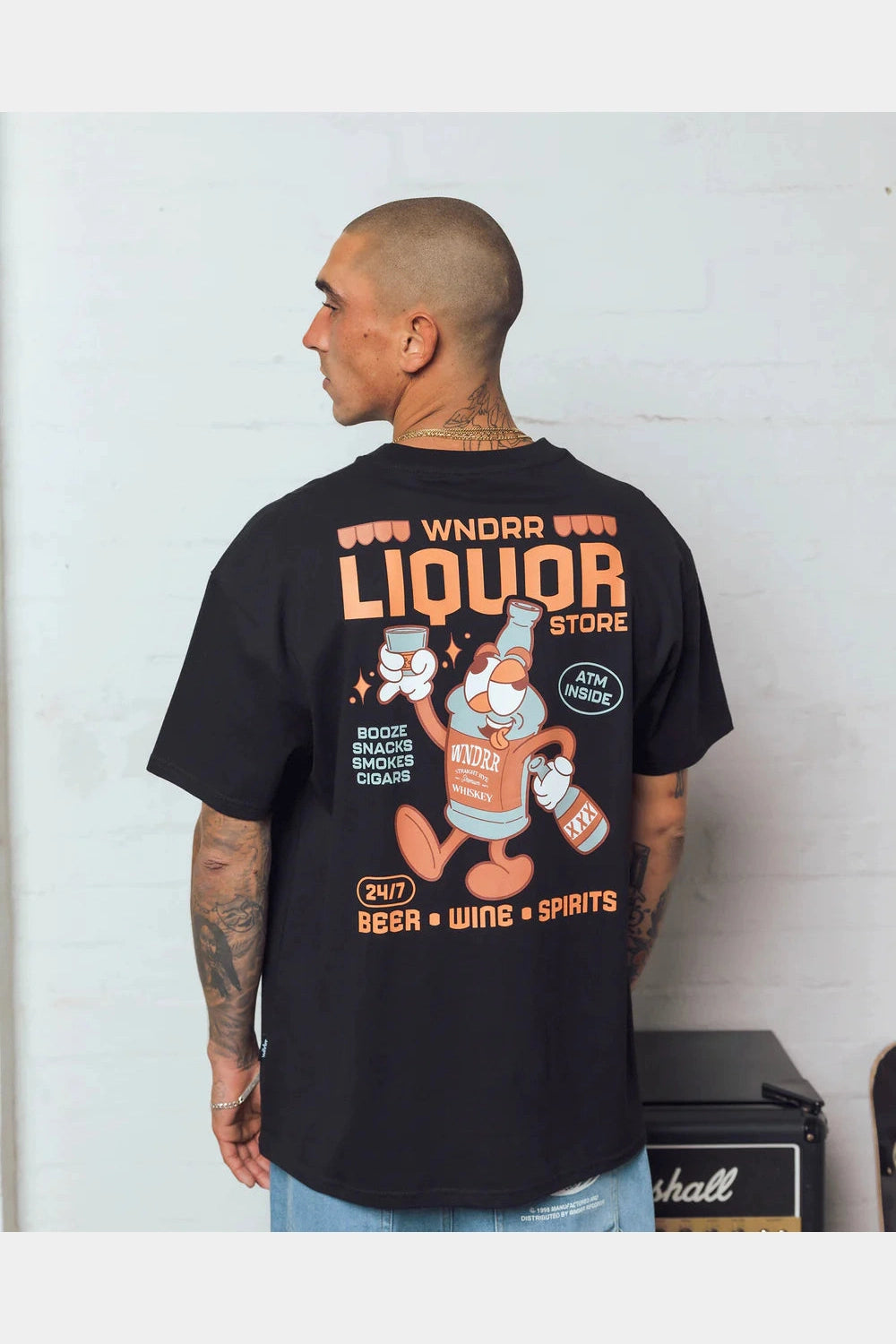 WNDRR LIQUOR BOX FIT TEE