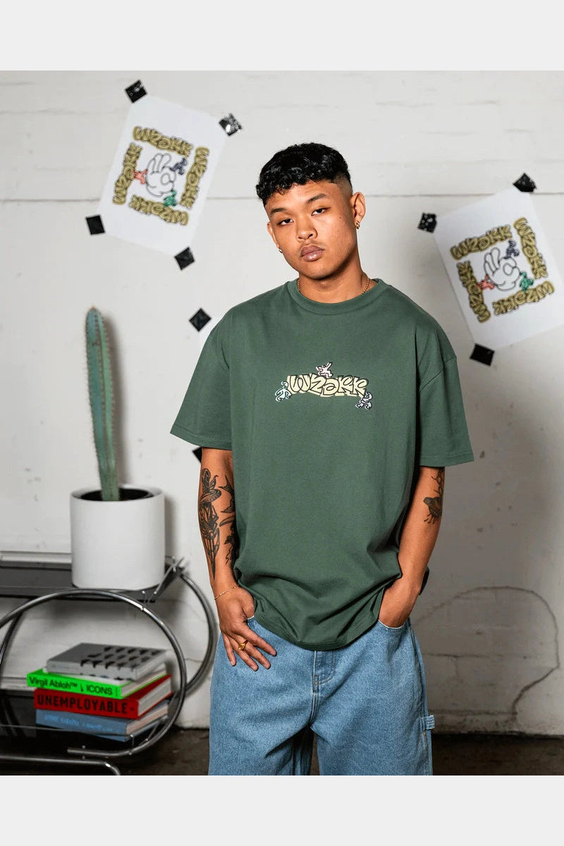 WNDRR mood box fit tee - Dark green