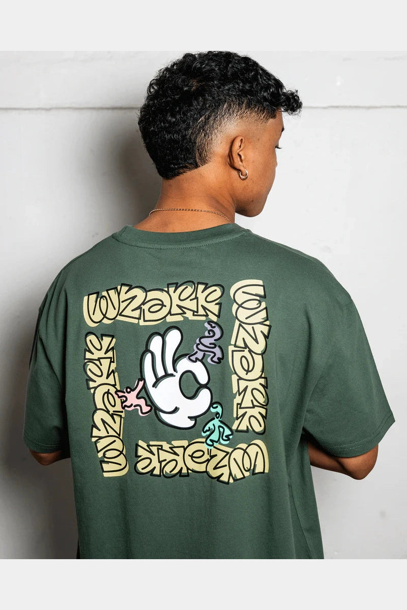 WNDRR mood box fit tee - Dark green