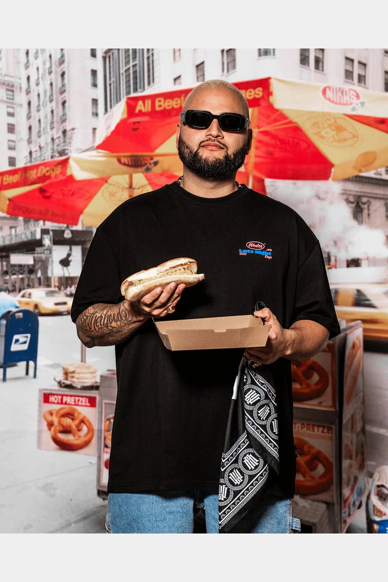 WNDRR Hot dog box fit tee - Black