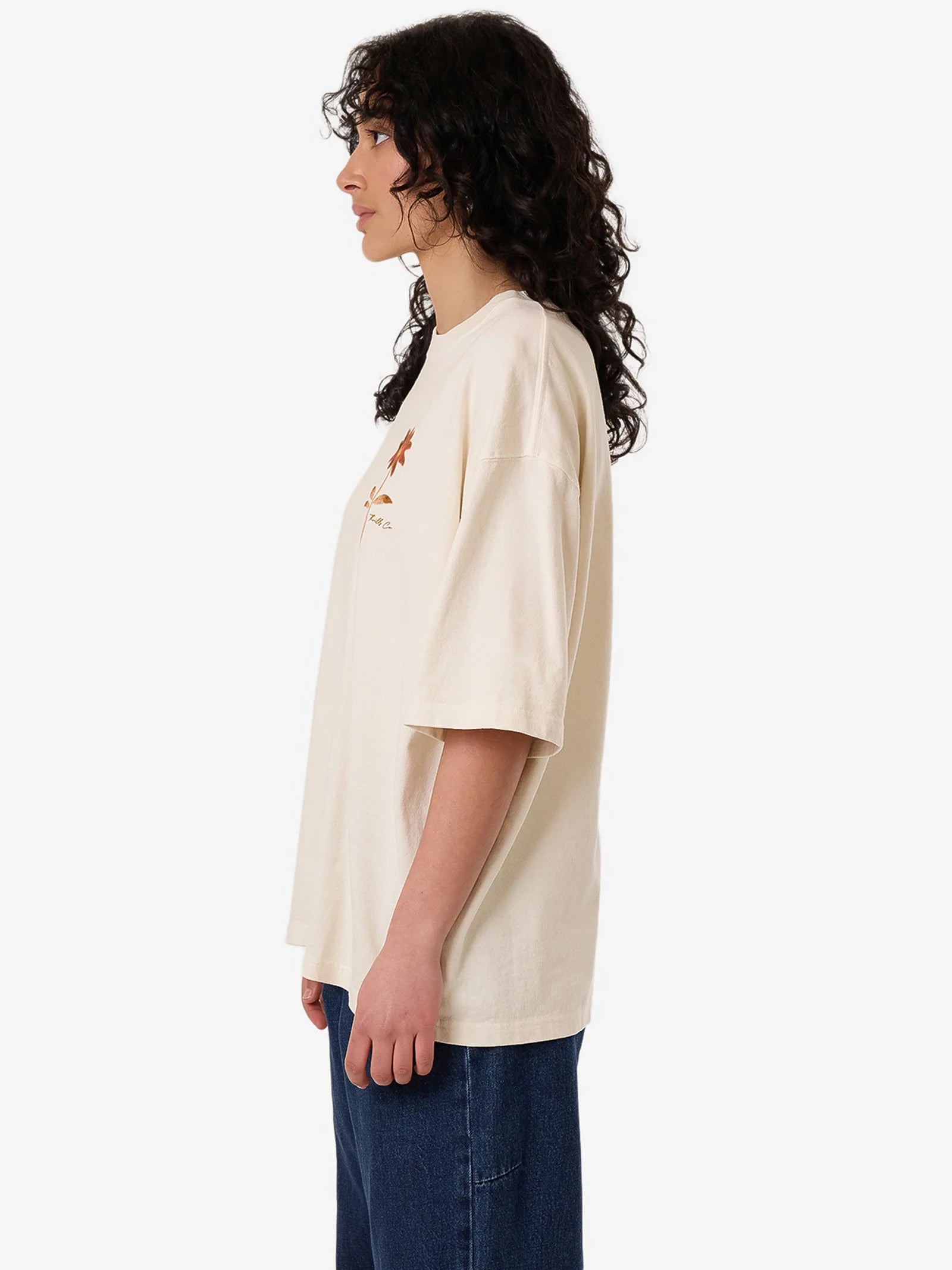 THRILLS eternal dream oversized tee - heritage white