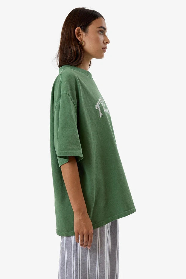 Thrills Hard Knocks Oversized Tee - Elm Green