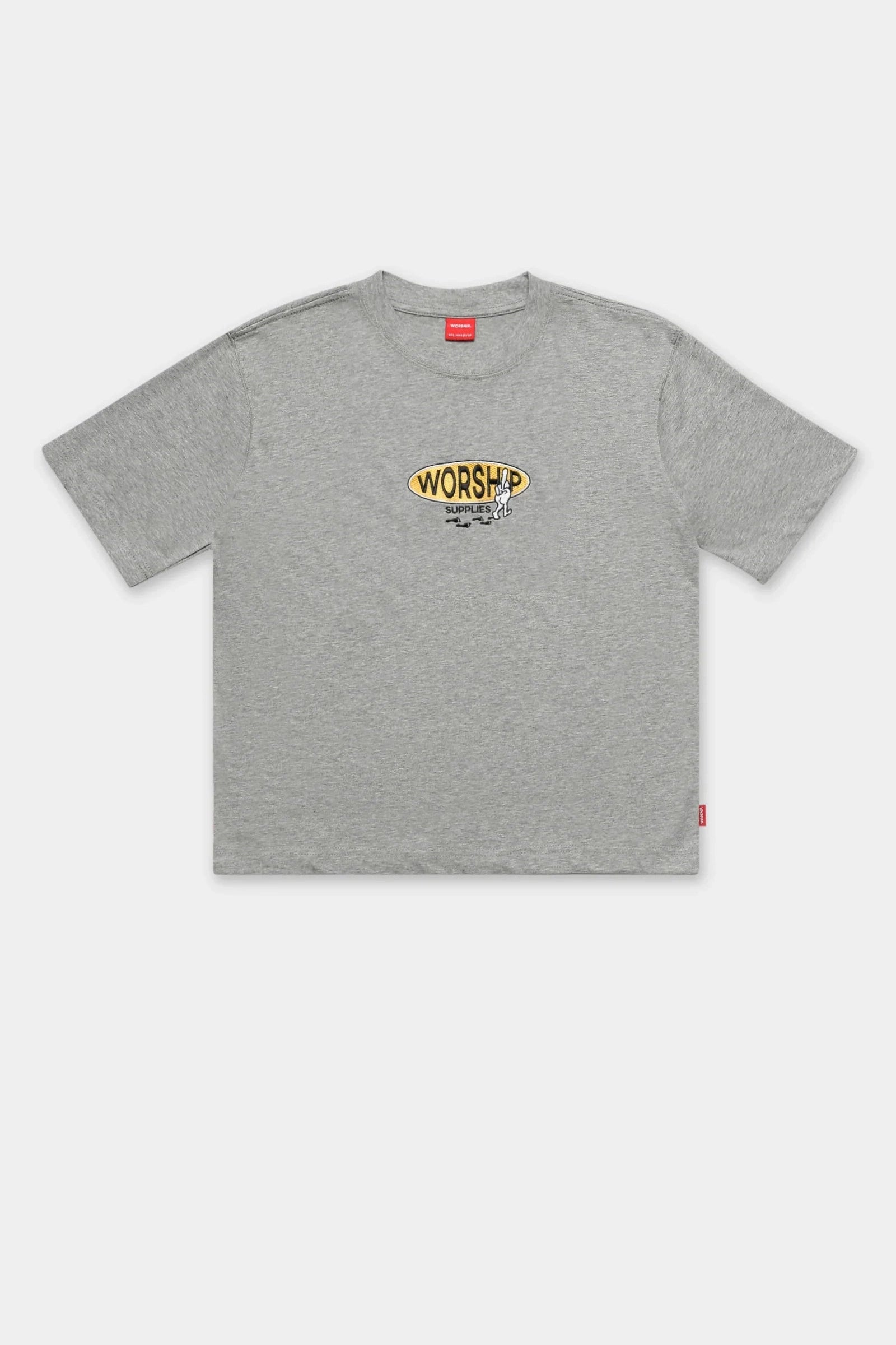 Worship keep on truckin' tee - grey marle