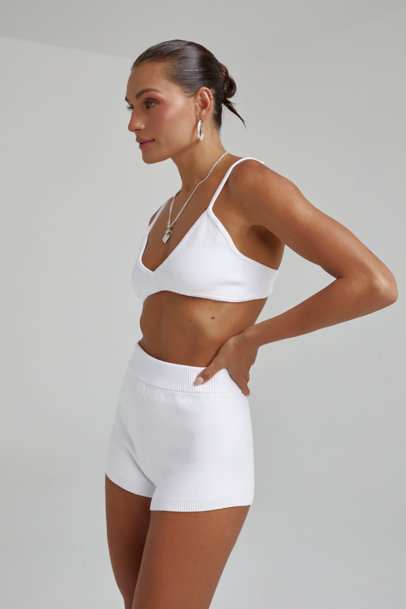 SUMMI SUMMI Knit bralette - White