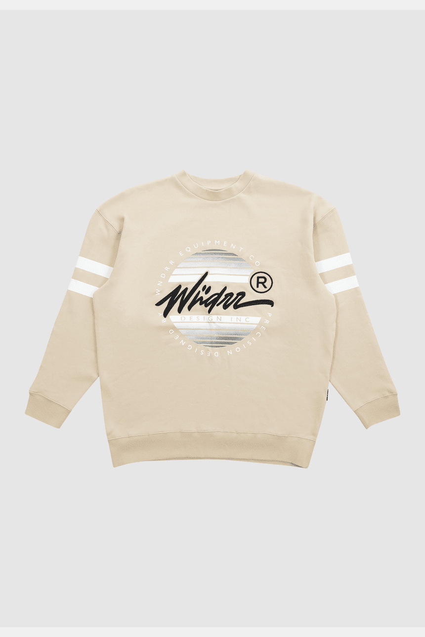 Wndrr half volley crew sweat - tan