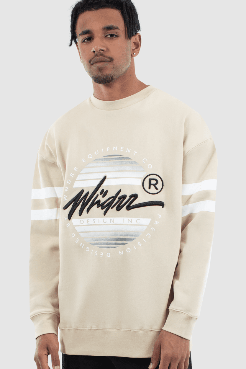 Wndrr half volley crew sweat - tan