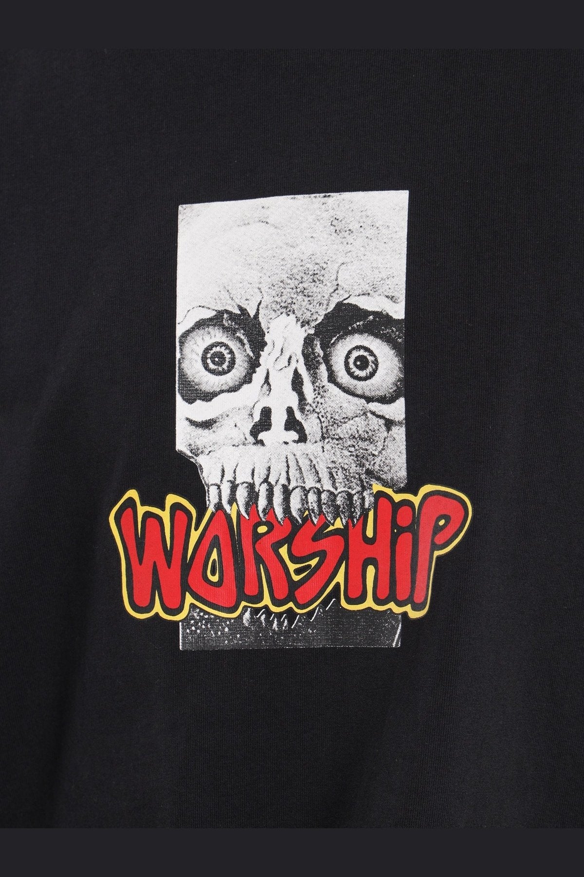 Worship crunch tee - washed black