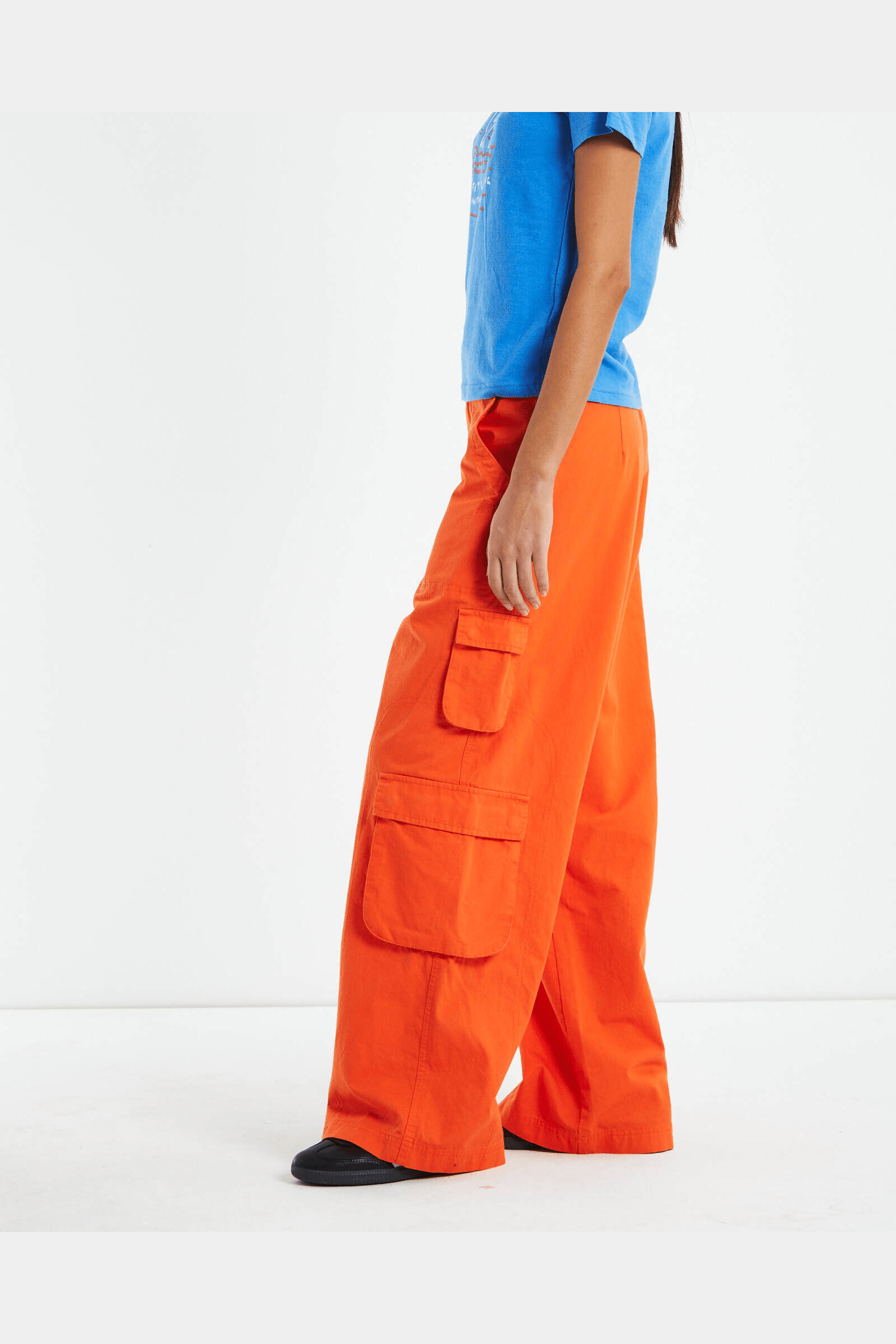 Misfit water pipe cargo pant- sherbert