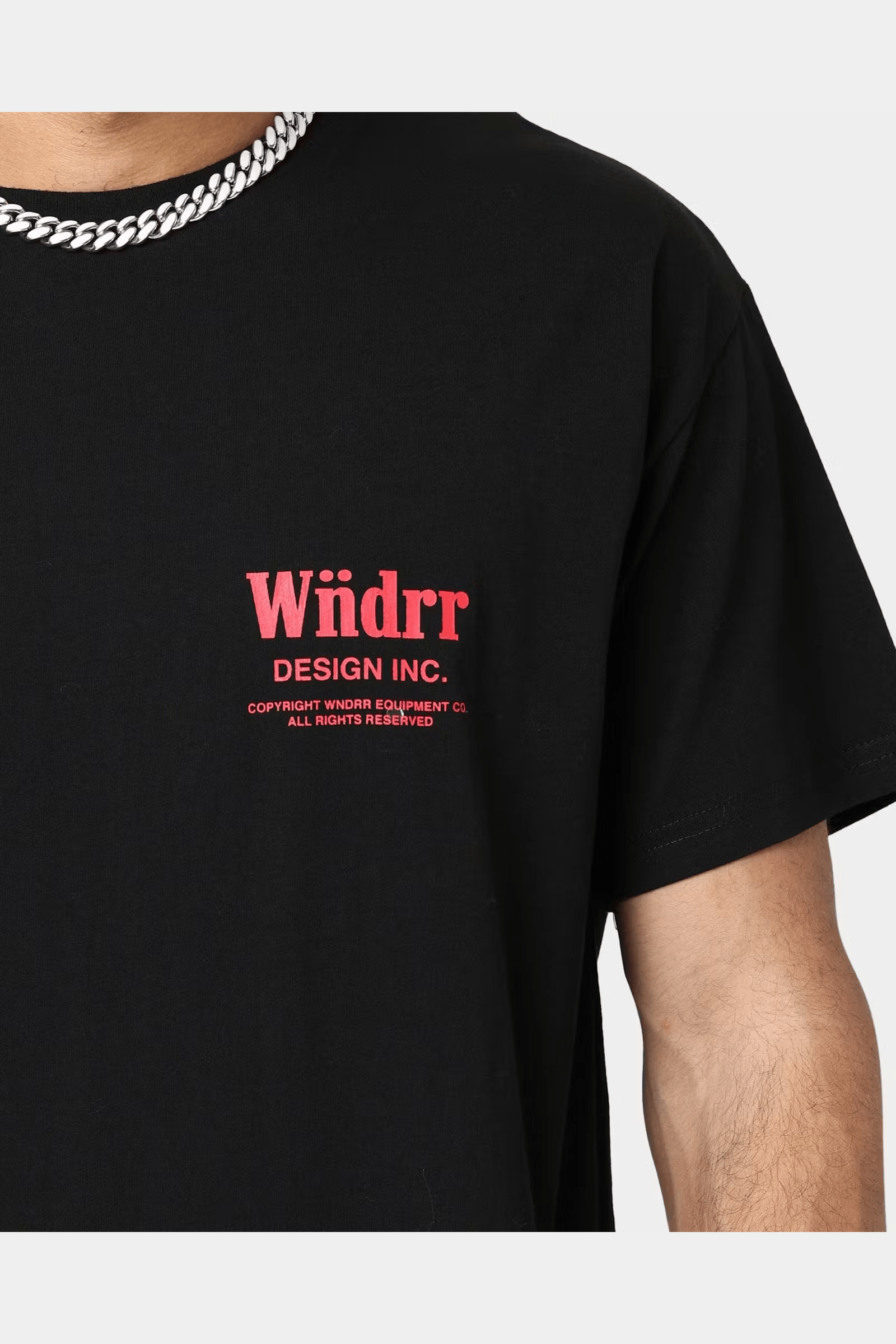 Wndrr durant custom fit tee - black