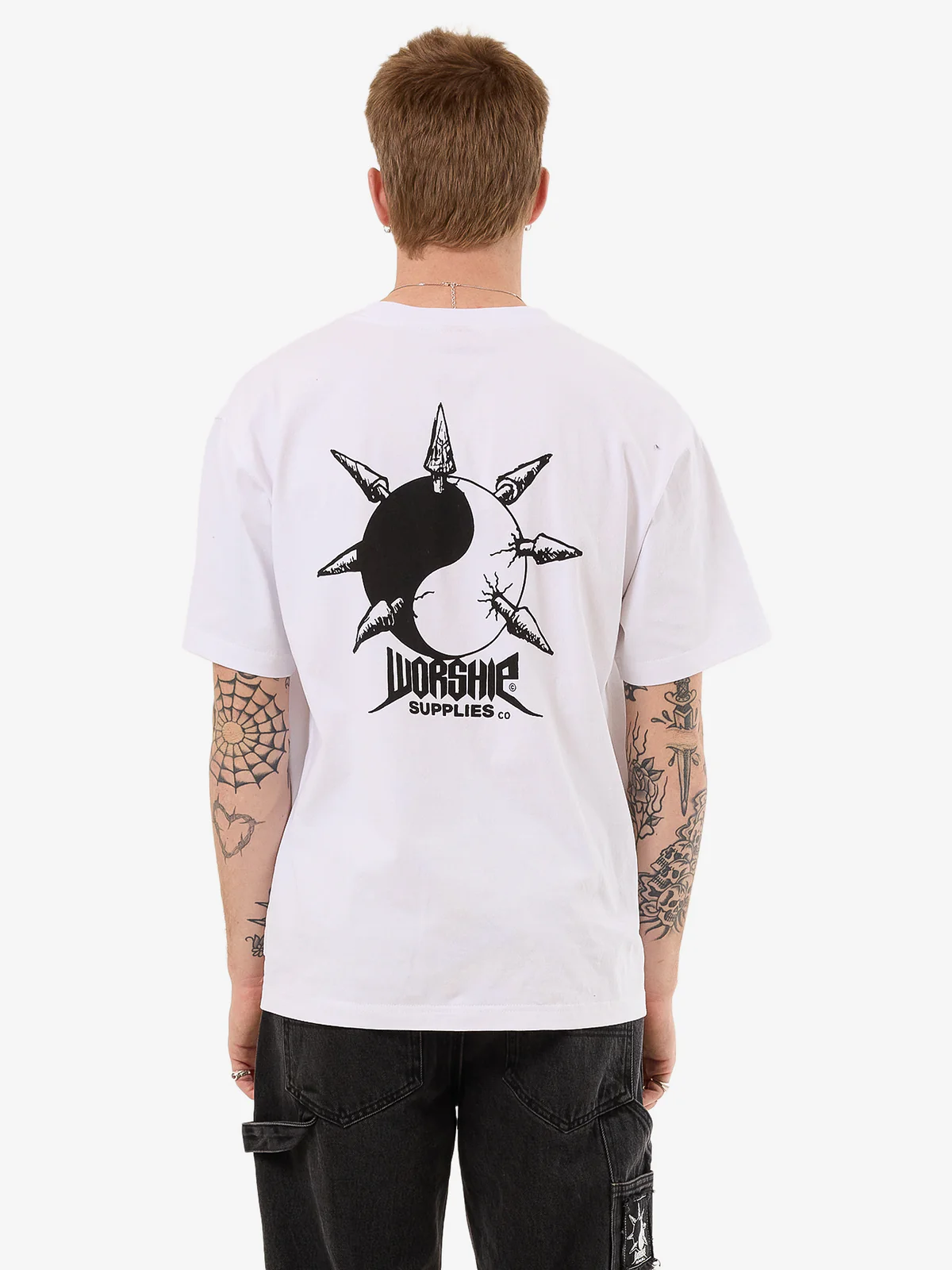 WORSHIP Nucore Spike Tee - White