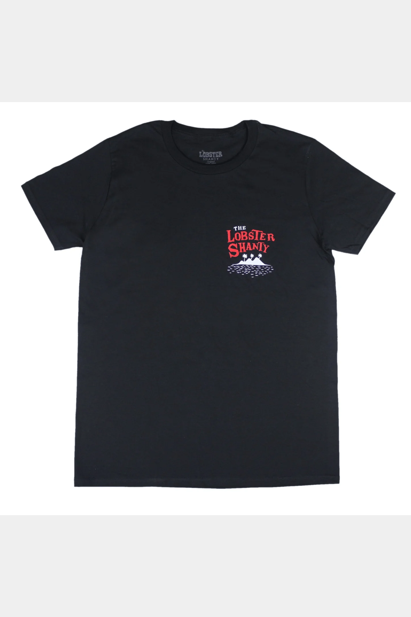 The Lobster Shanty Swinging Hula Girl - Black Tee