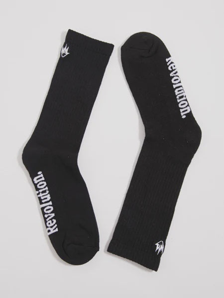 AFENDS Flame Socks 3pk - Black