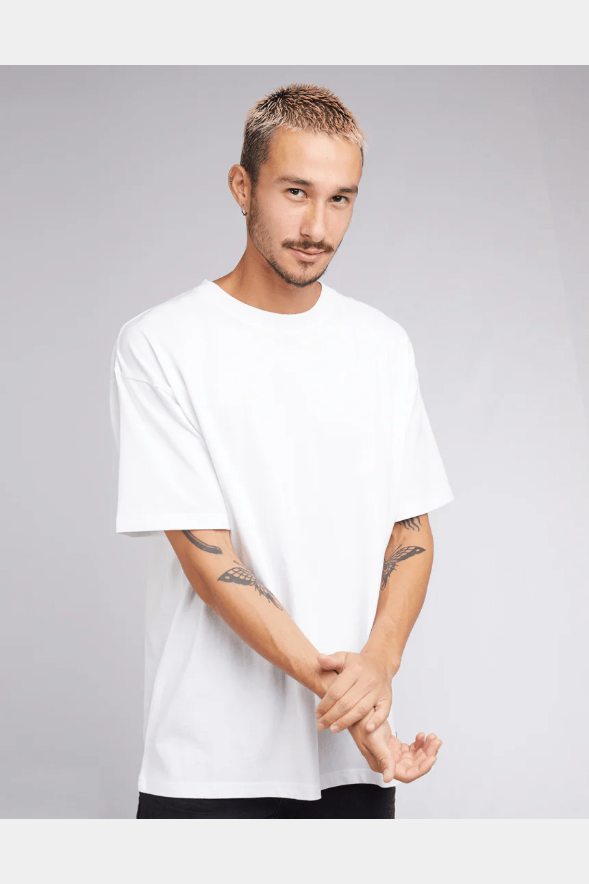 Silent theory oversized tee - white