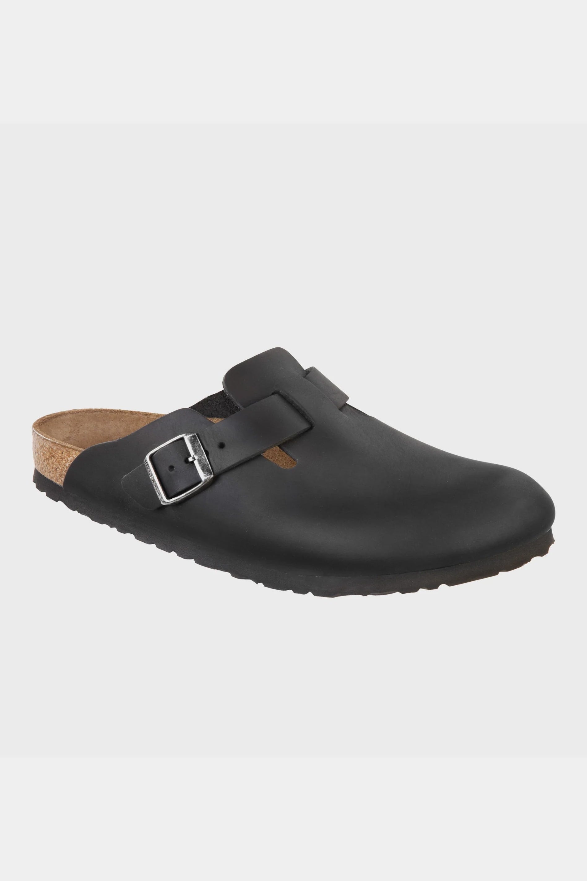 BIRKENSTOCK Boston oiled leather regular - Black