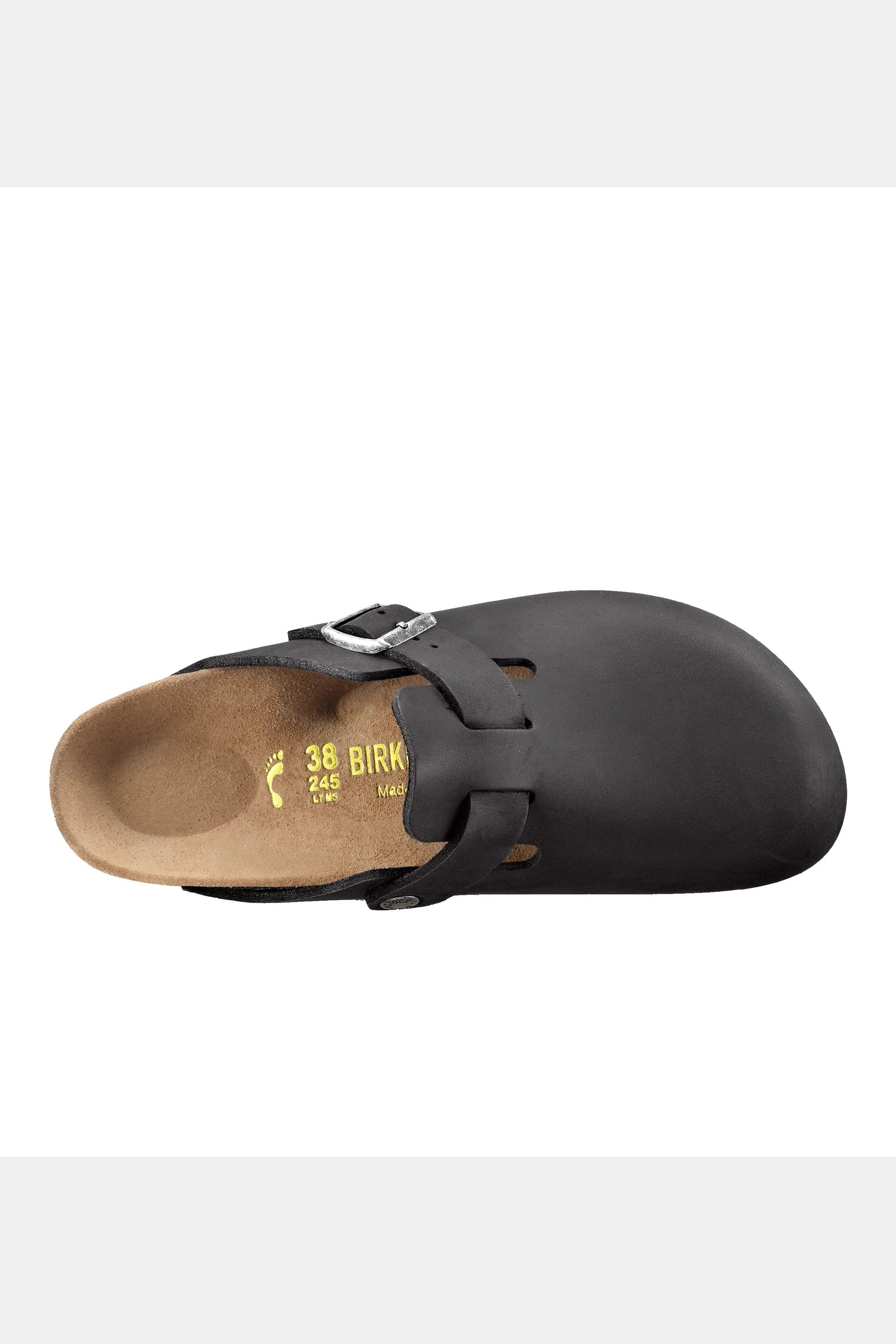 BIRKENSTOCK Boston oiled leather regular - Black