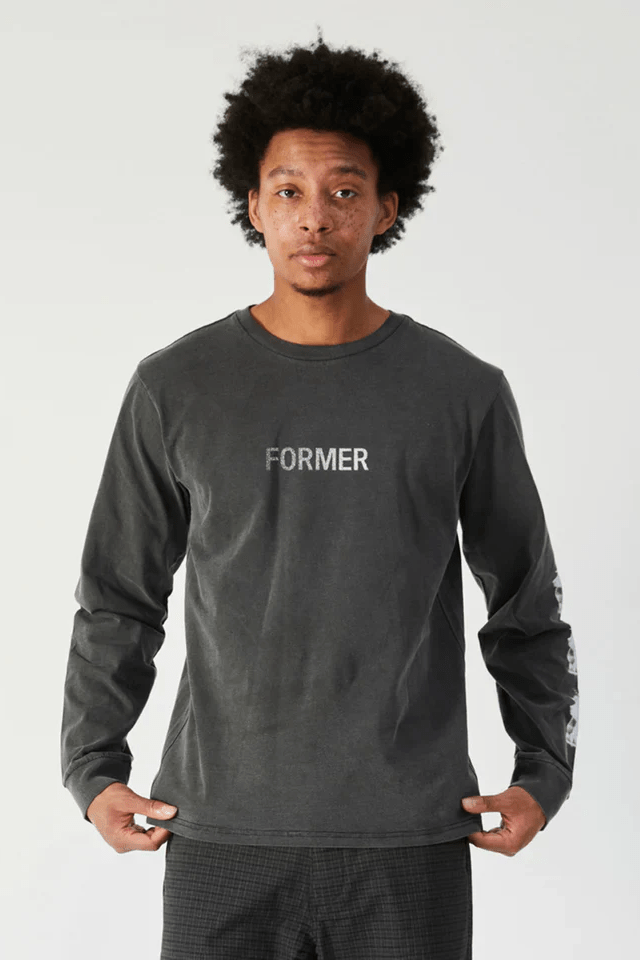 Former Low End Legacy Longsleeve Tee - Washed Black