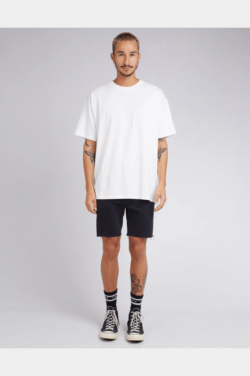 Silent theory oversized tee - white