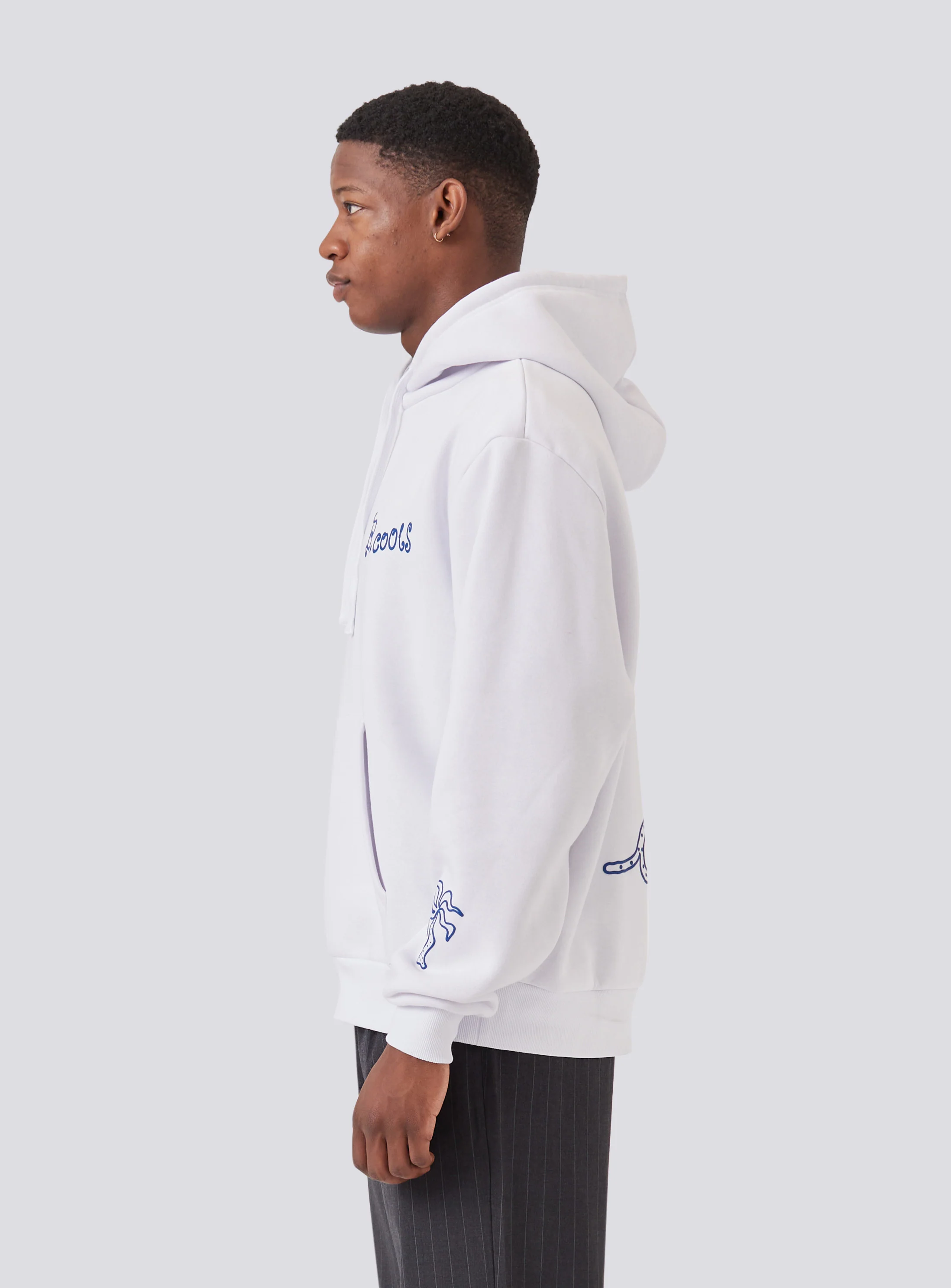 BARNEY COOLS Planet hood - White