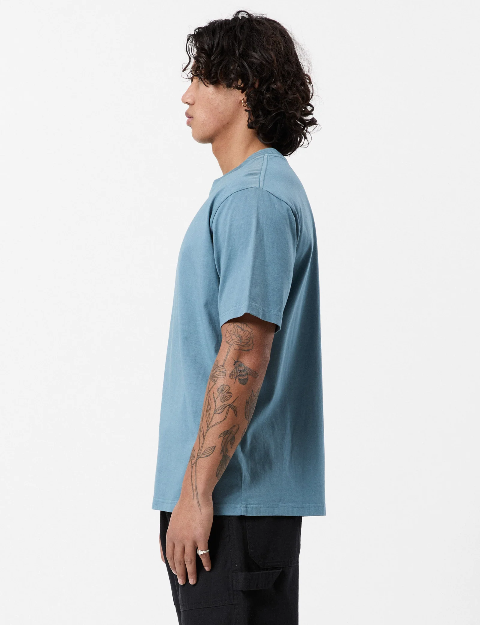 MR SIMPLE Heavy weight tee - Denim