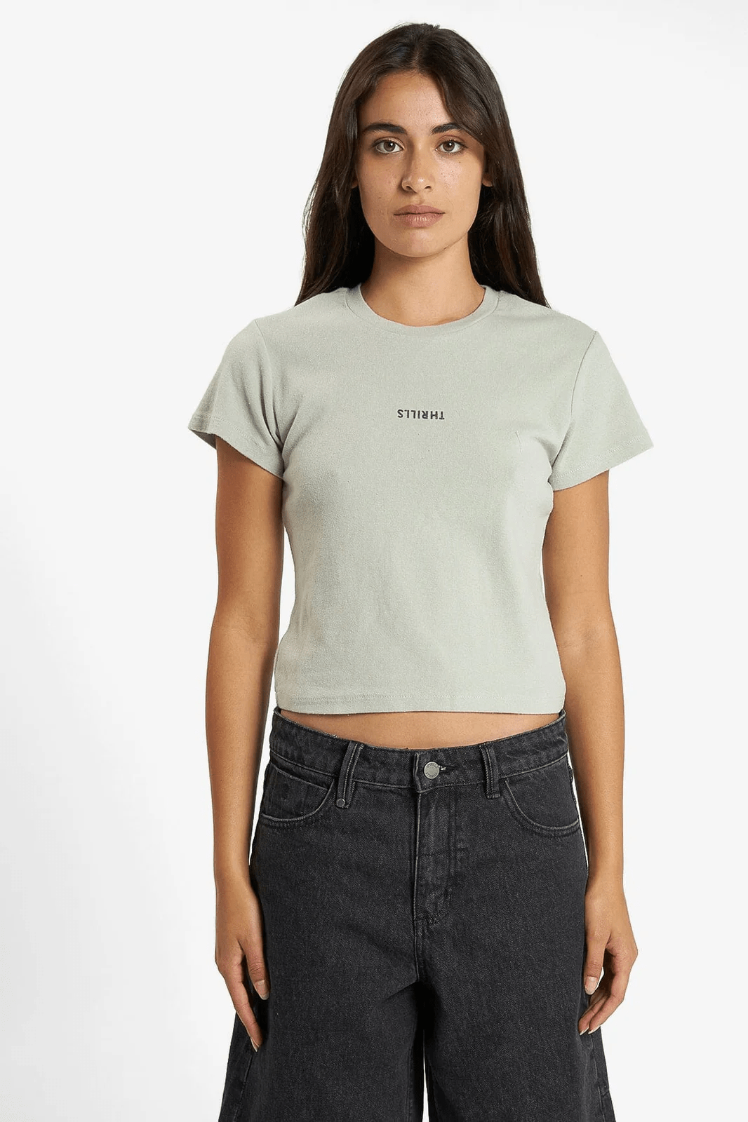 Thrills minimalmini tee - sage grey