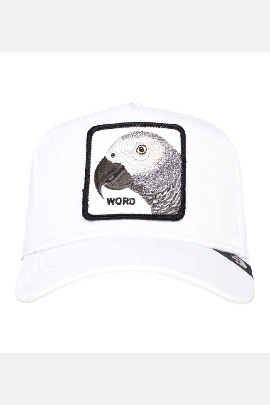 Goorin bros. Trucker cap platinum word - white