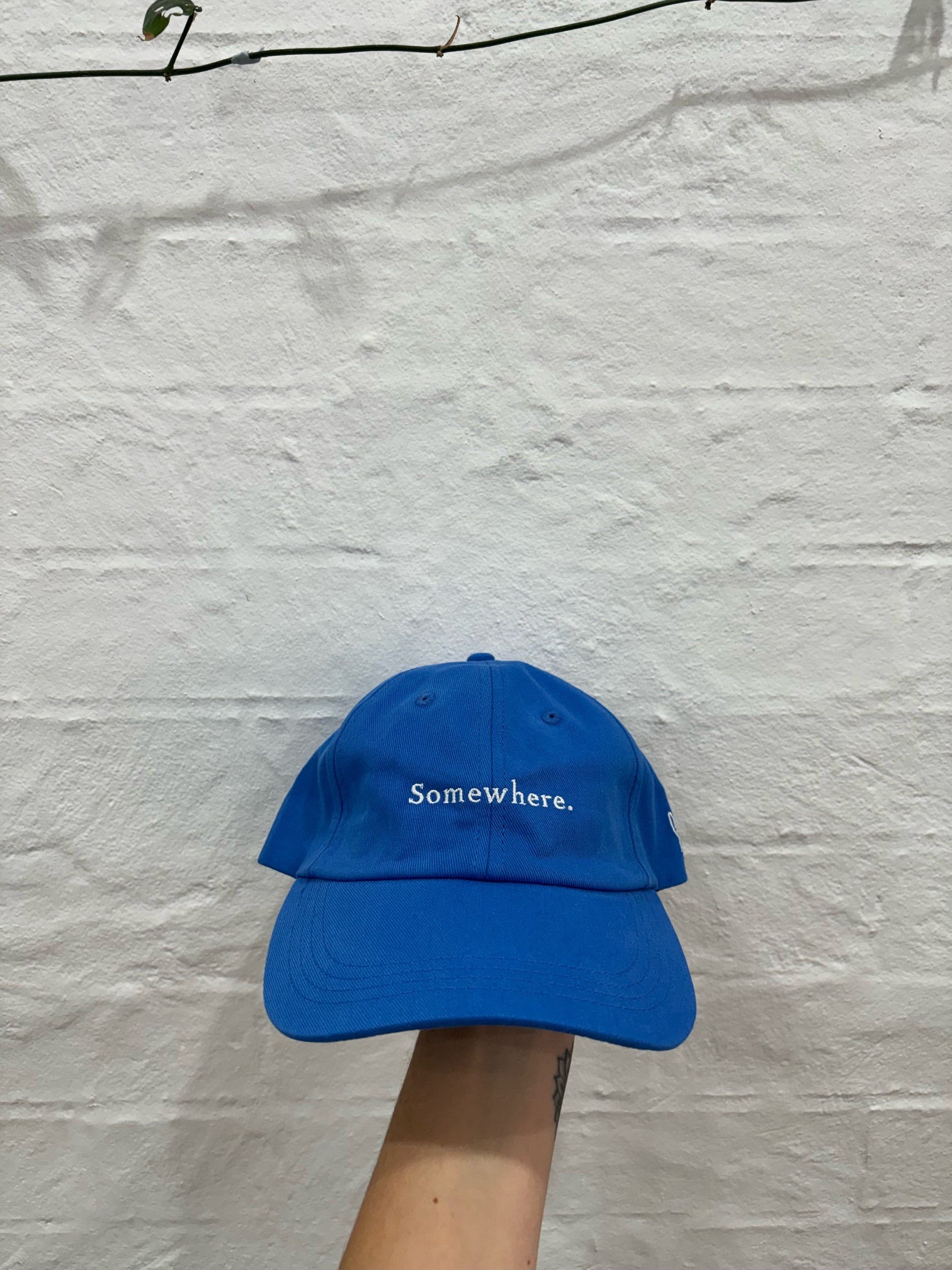 Somewhere dad cap - Azure