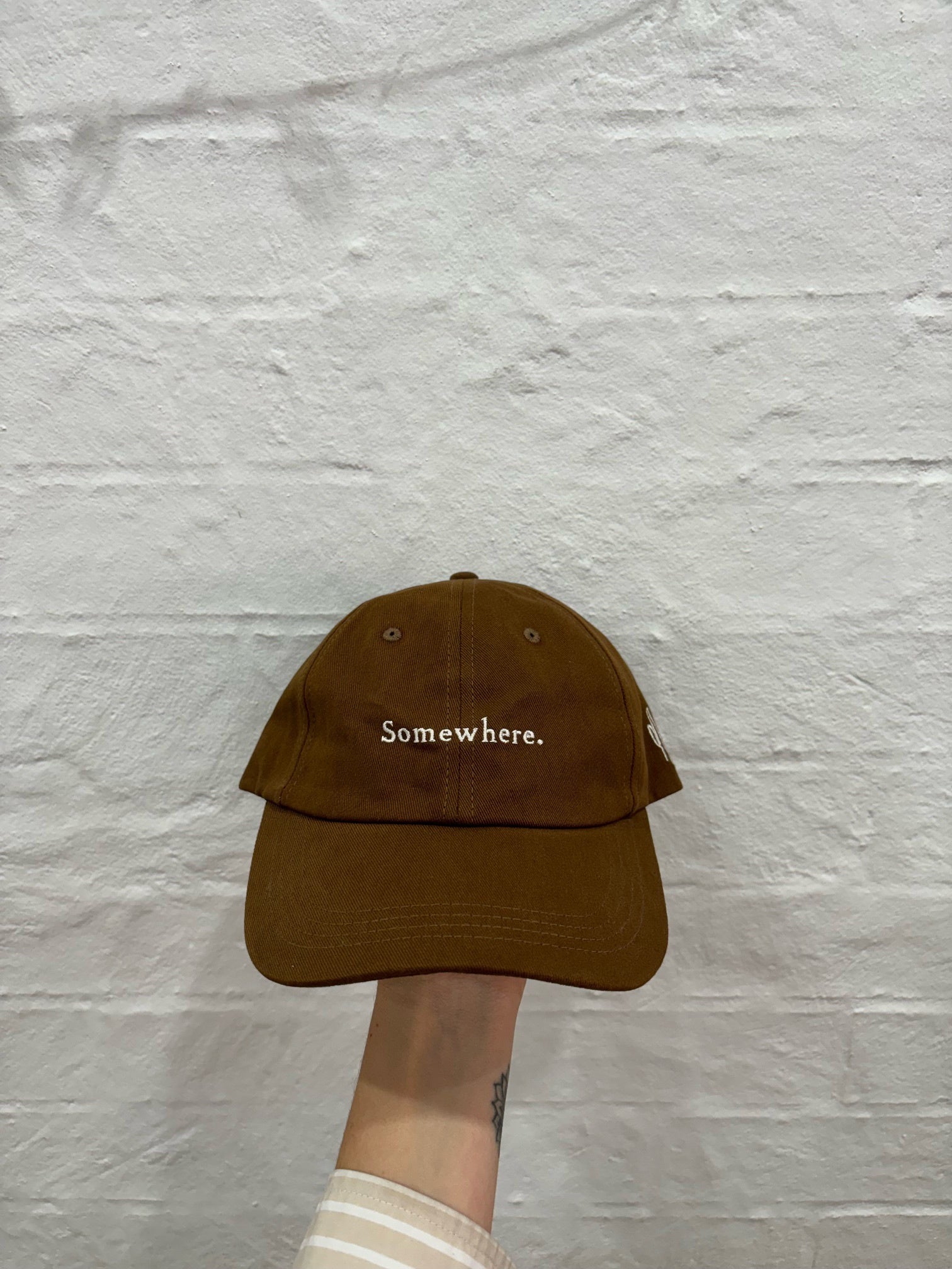 Somewhere dad cap - Chocolate