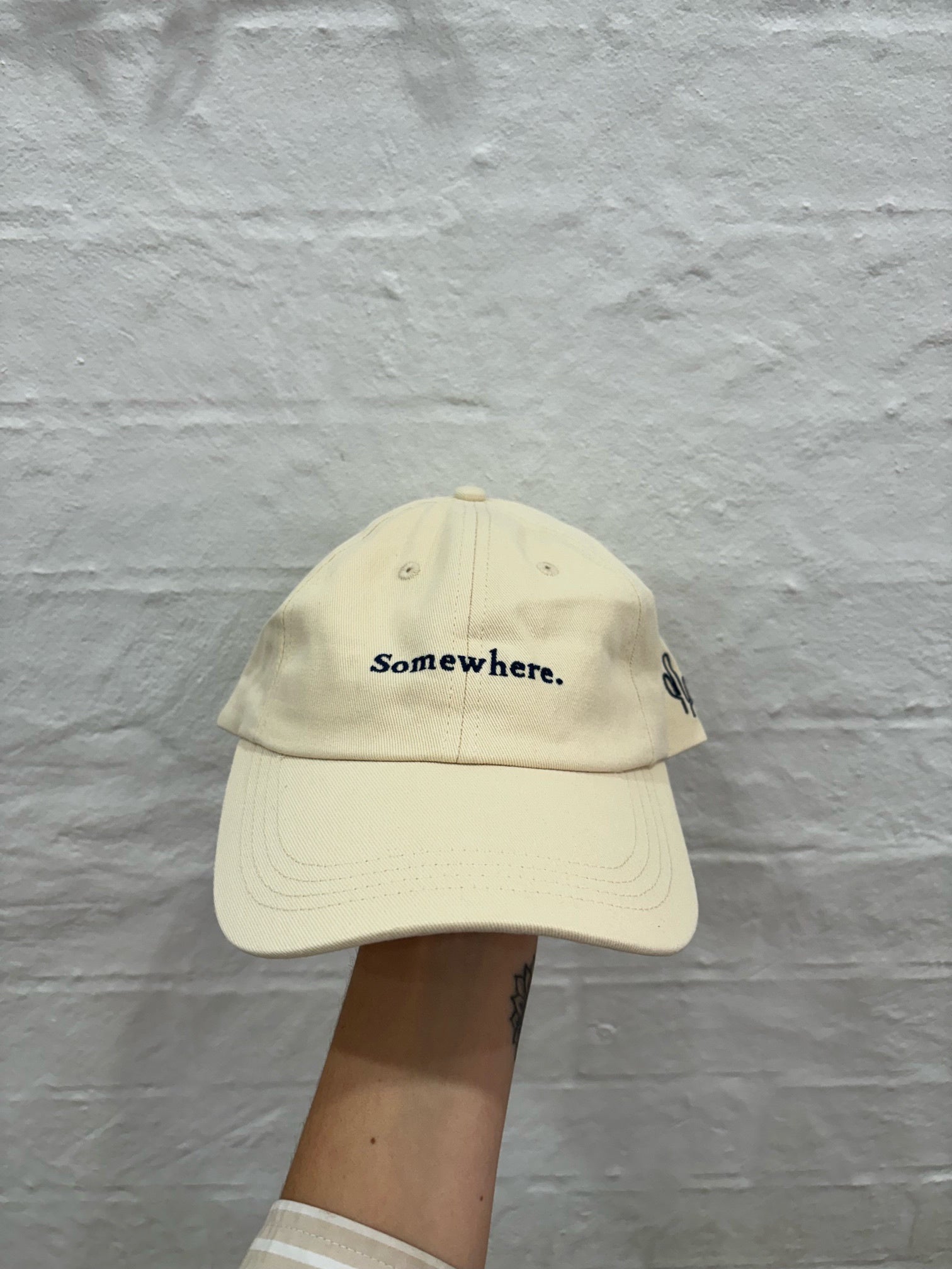 Somewhere dad cap - Cream