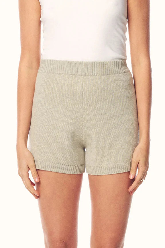 Misfit de muud knitted short - sand