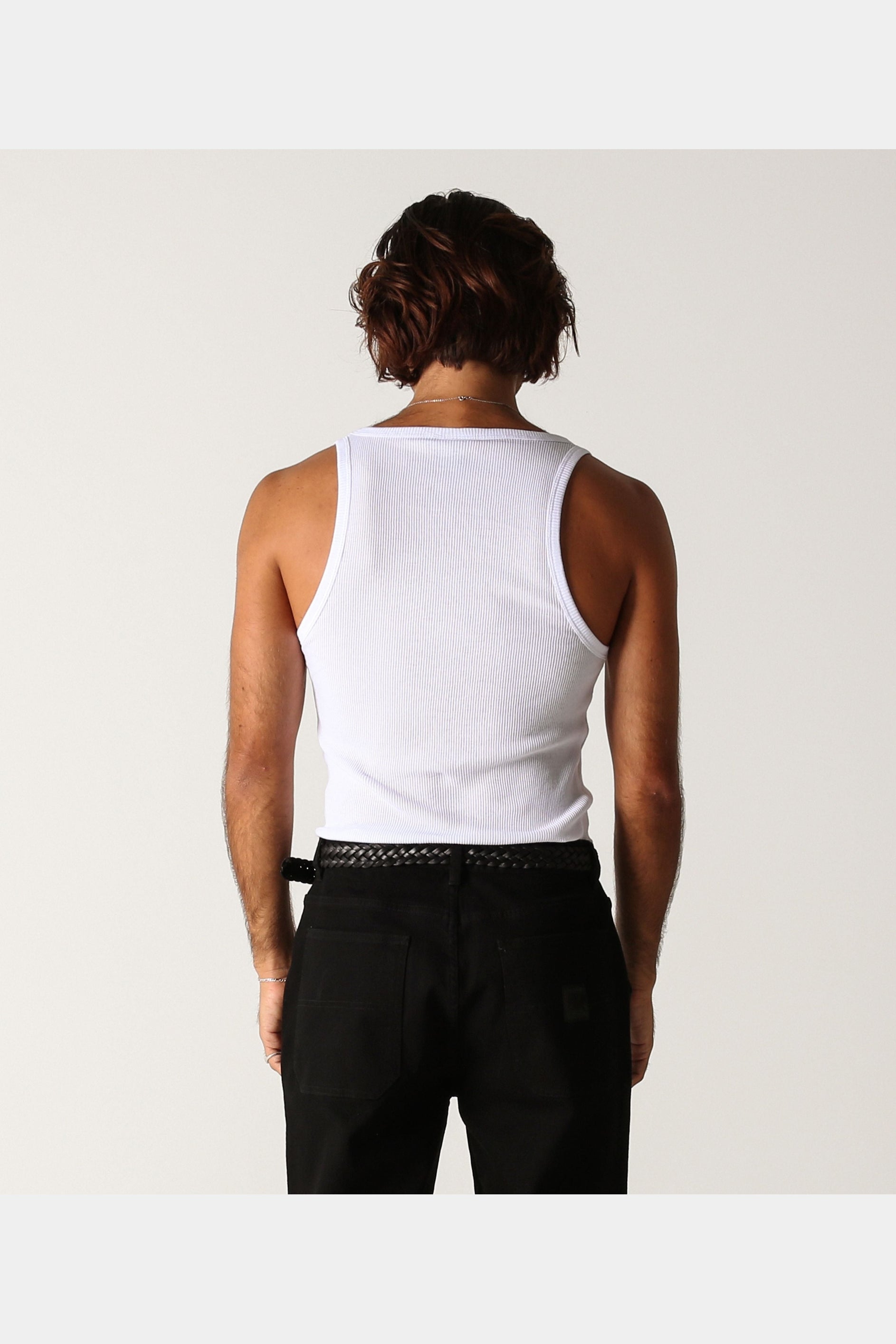 FORMER Uniform ribbed singlet - Black/navy/white