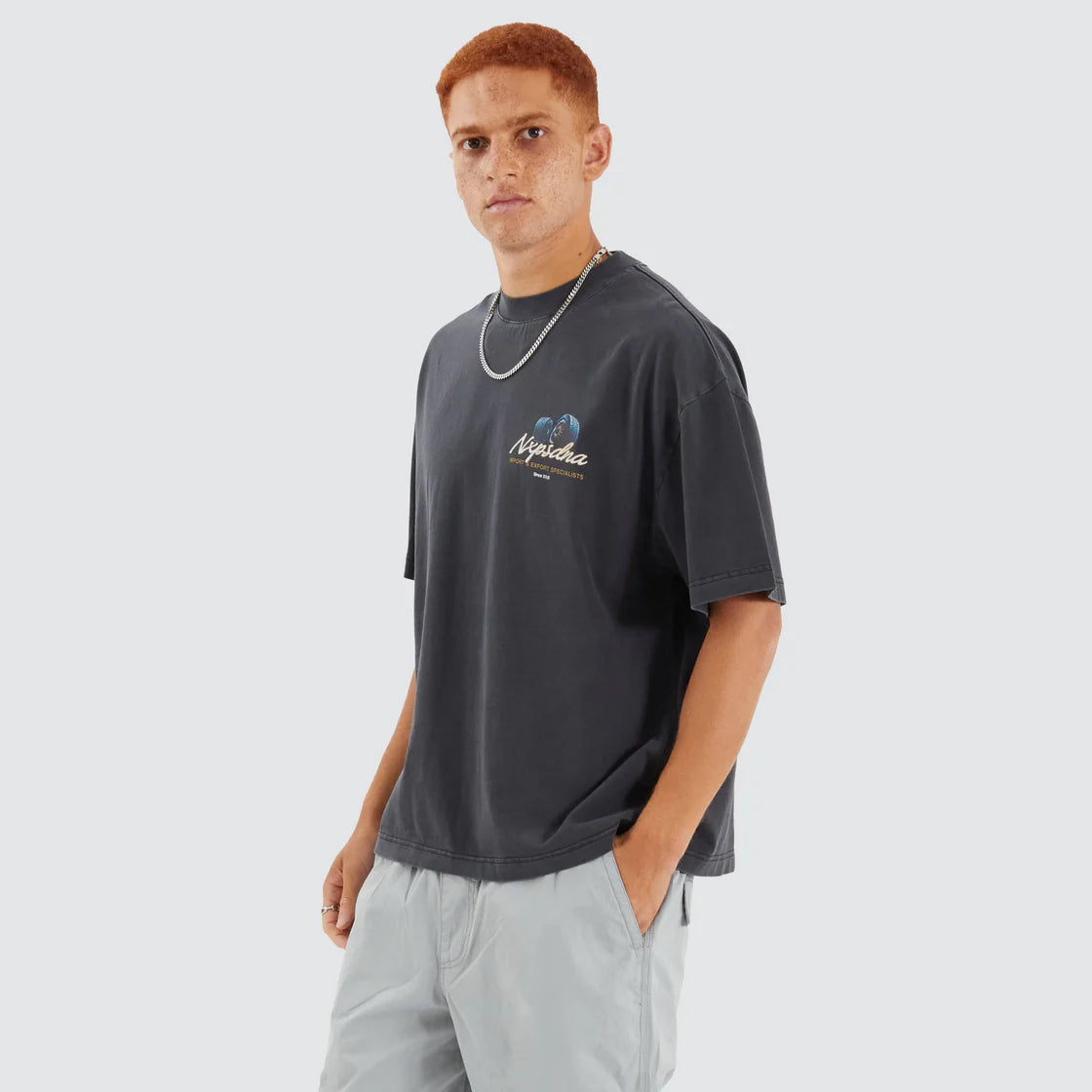 NXP Quadrant street tee - Pigment black