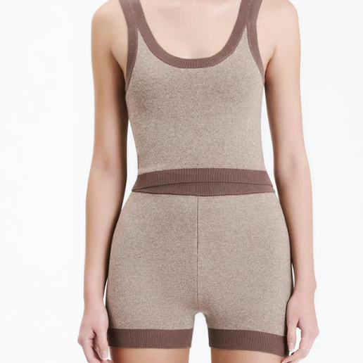 Nude Lucy Active Knit Tank - Silt
