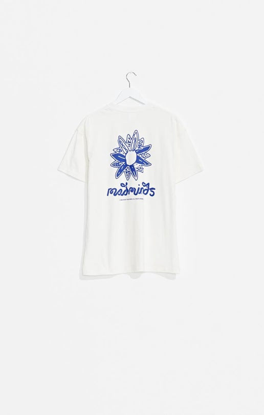 Misfit Saturn Satin 50/50 Ss Tee - Washed White