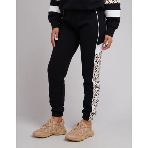 All About Eve Active Anderson Panel Trackpant- Black